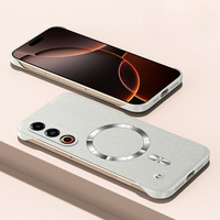 Magnetic Frameless Sandstone Ultra thin Case For Meizu 21 Note 20 18 X Pro Magsafe Wireless Charging Shockproof Protection Cover