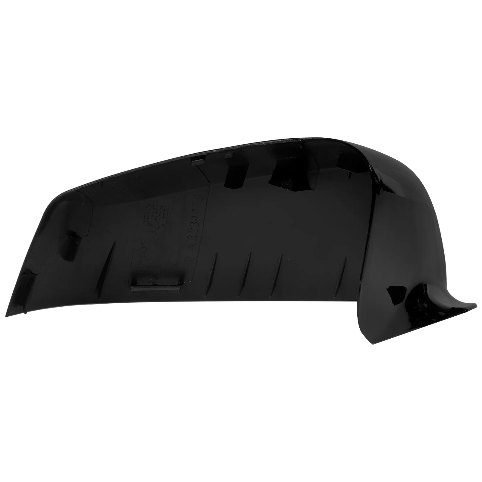 

Gloss Black Rearview Shell Cover Cap For Car Exterior Auto Accessories Durable Abs Universal Fit Easy Installation Automotive