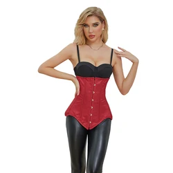 Red Underbust Corselet Women 15