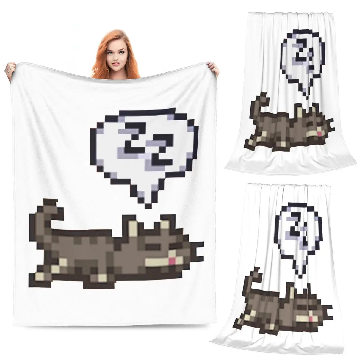 

Stardew Valley Animals Blanket Flannel Sofa Throw Blanket Warm for Home Bedroom Outdoor Throws Bedspread Quilt