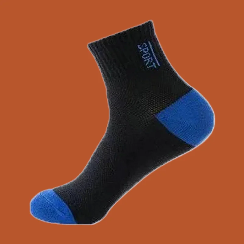 Calcetines deportivos antibacterianos para hombre, medias finas de tubo medio que combinan con todo, transpirables, absorbentes del sudor, novedad de verano, 5/10 pares, 2024