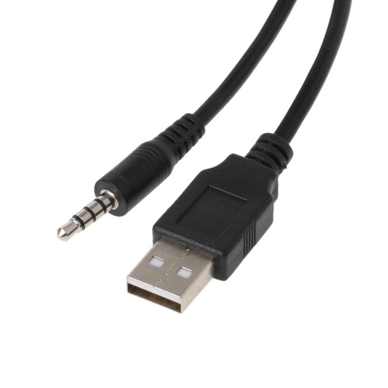 1M Auto Flush Mount USB Port Panel Dual USB Extension Adapter