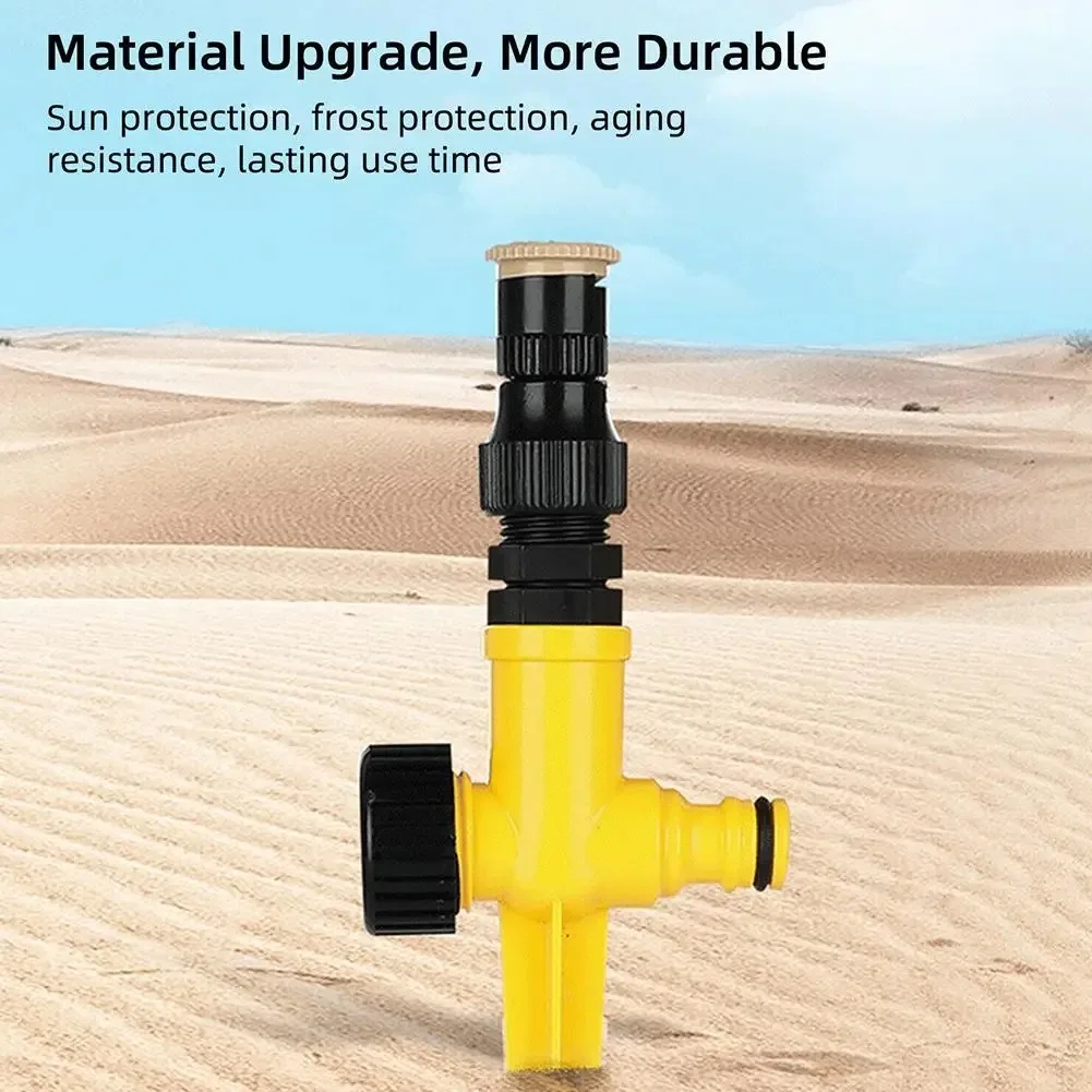 360 ° Automatischer Sprinkler, rotierendes Garten-Rasenbewässerungssystem, große Flächenabdeckung, Wassersprinklerdüse, Bewässerungszubehör – Detail 8