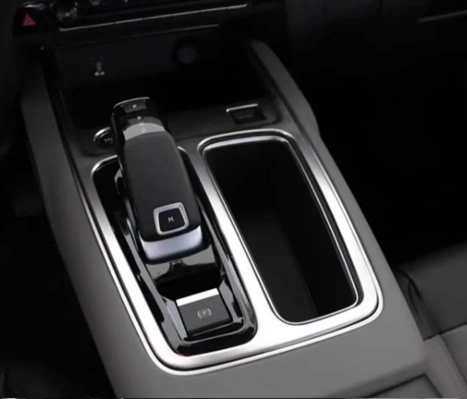 

Для Citroen C5 Aircross Панель рамы переключения передач - ABS углеродное волокно с узором, внутренняя наклейка для приборной панели и центральной консоли