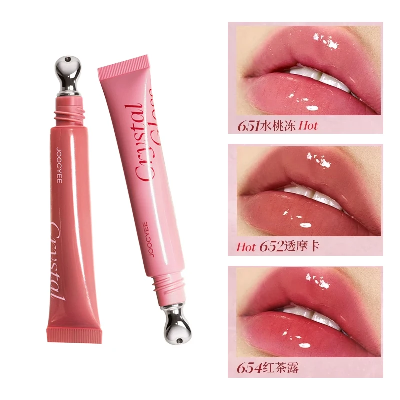 JOOCYEE Lipgloss Spiegel Afwerking Waterige Hydraterende Mollige Lippenstift Essentie Lip Tint Geglazuurde Lippenbalsem Make-Up 8ml