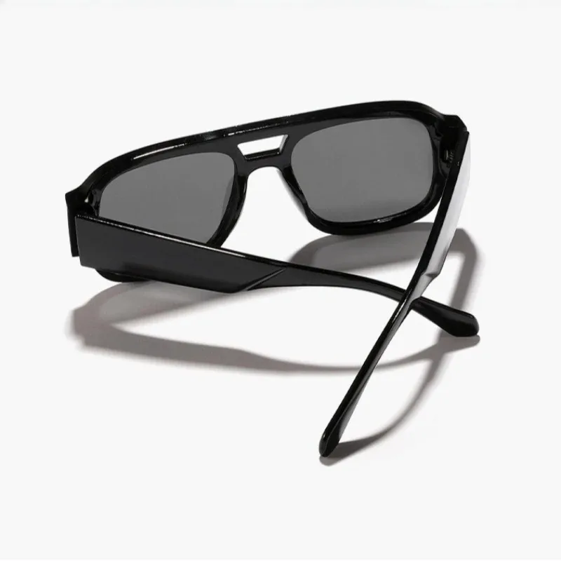 Retro Aviator Sunglasses New Y2K Double Bridge Oversized Sun Glasses for Women UV400 Celebrity Inspired Street Fashion Shades image 6