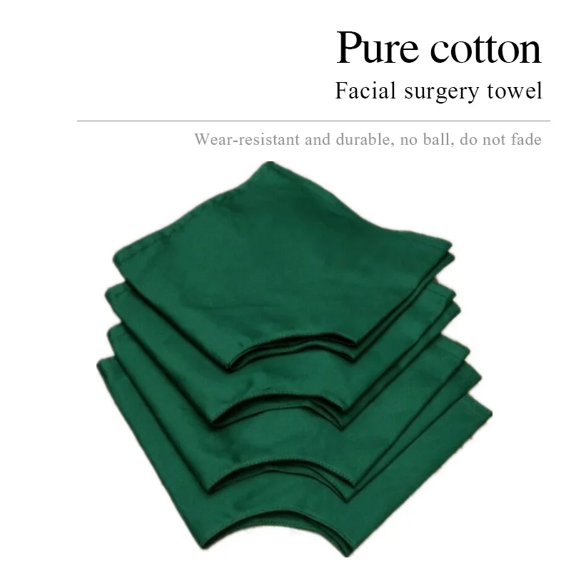 Facial Pure Cotton Surgical Hole Towel Double-layer Cloth Oral Washing Dental Implantation Small Hole Towel Treatment Hole Towel