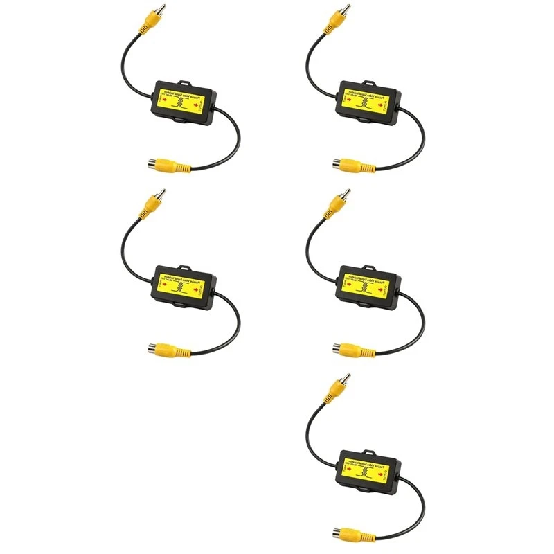 5X Car RCA Video Signal Isolator Passive Video Signal Isolation Video Filter-AS55