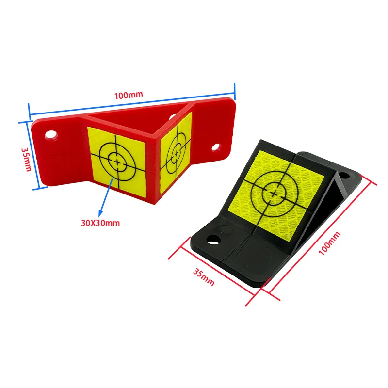 Angle Measurement Plaquette, Target Reflectors 30 X 30 Mm for Total Station