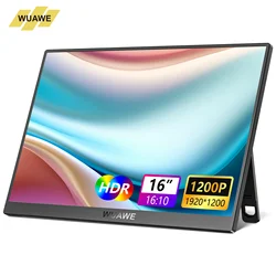 Christmas Gifts 16 inch 60HZ Gaming Portable Monitor for Laptop, 1200P Display LCD FHD External Second Computer Screen for Phone