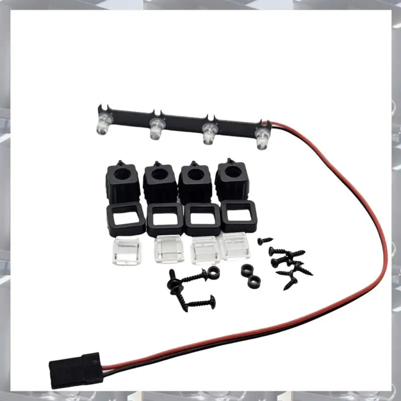 Hot Selling-Universal Roof Racks Luggage Carrier Car Frame With LED Light For 1/12 MN82 RC Crawler Car Parts,Universal Roof Rack