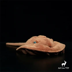 King Crab High Fidelity Anime Cute Plushie Horseshoe Crab Plush Toys Lifelike Animals Simulation Stuffed Doll Kawai Toy Gifts