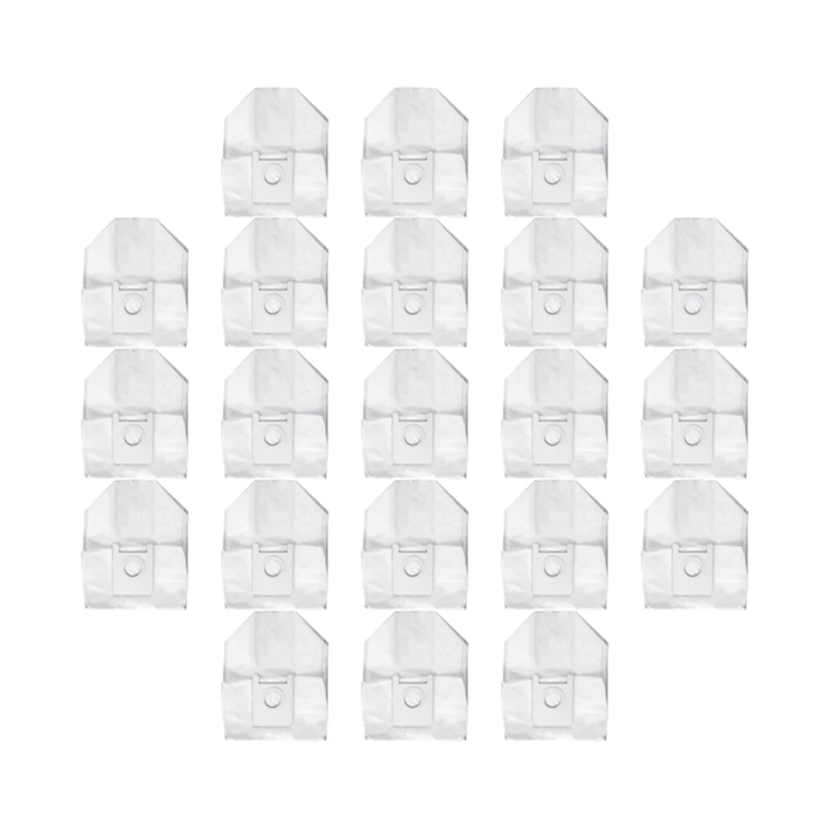 21 قطعة كيس لجميع الغبار لملحقات EVE Plus قطع غيار أكياس المكنسة الكهربائية الروبوتية