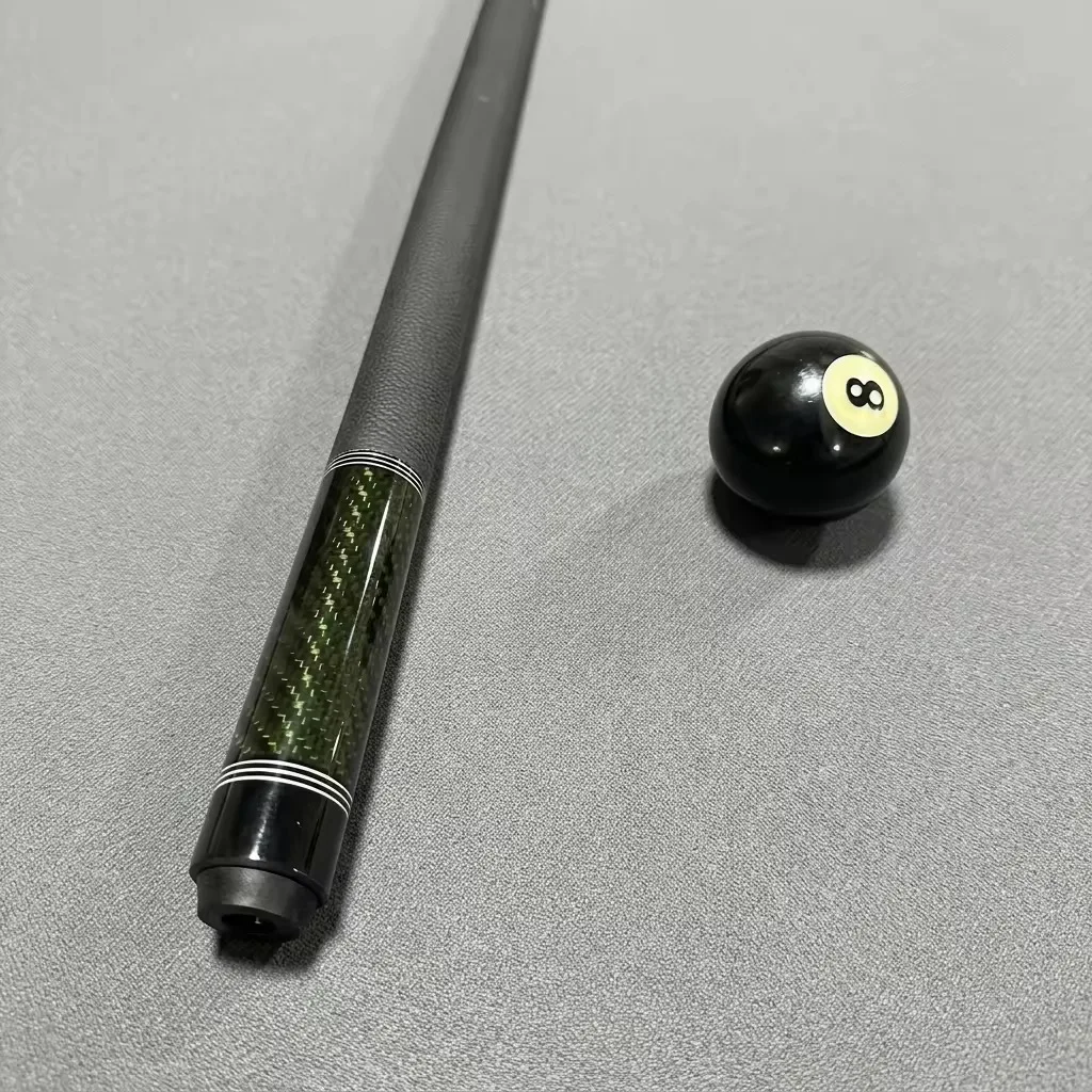 Wholesale 19oz Full 3K Carbon Billiard Cue Stick 3/8*8 Thread Joint Non-Slip Leather Wrap Competition Low Squirt Pool Cue