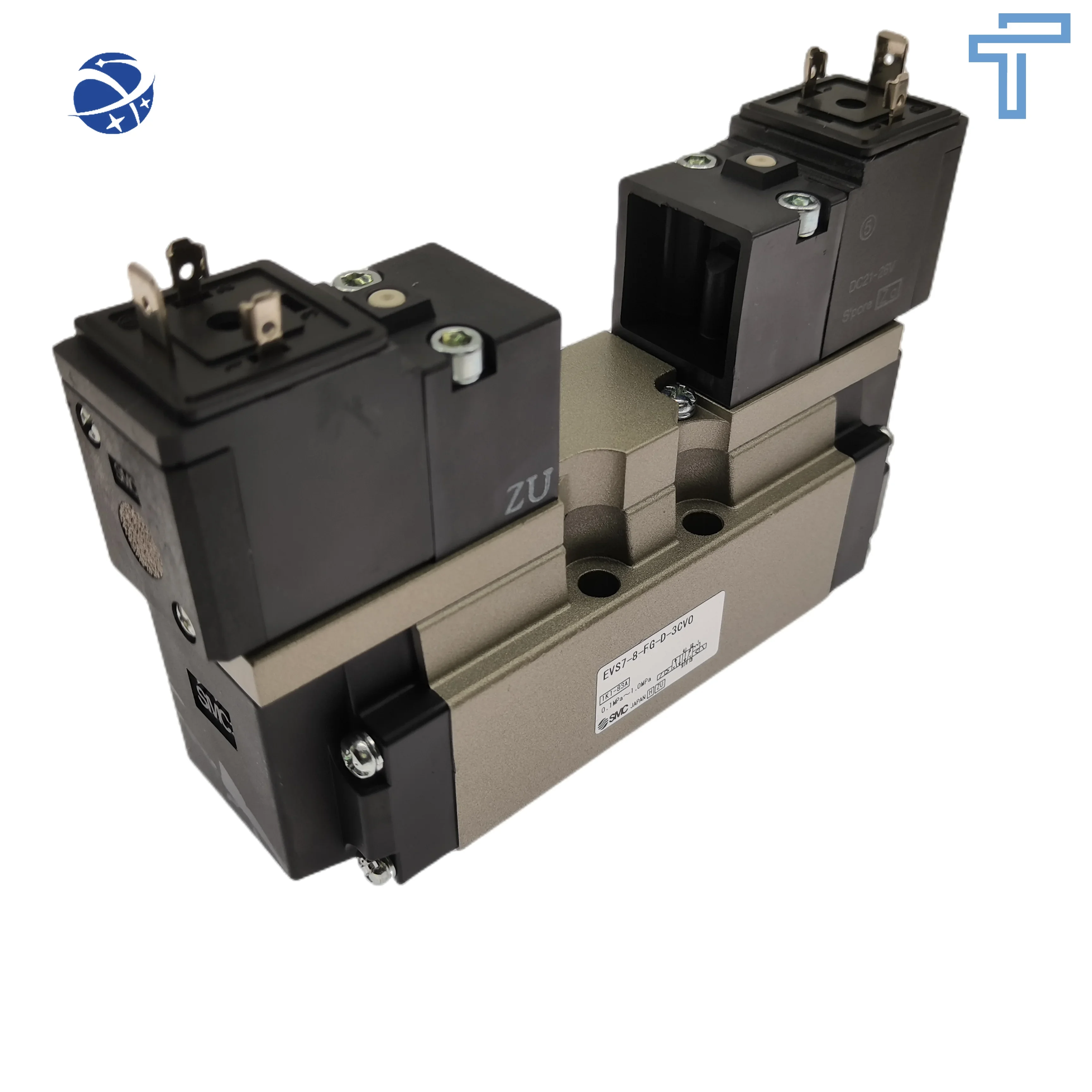 

SMC Solenoid Valve (with M12 Connector) /ISO Standard EVS7-6/7-8/7-10 EVS7-8-FG-D-3CV0