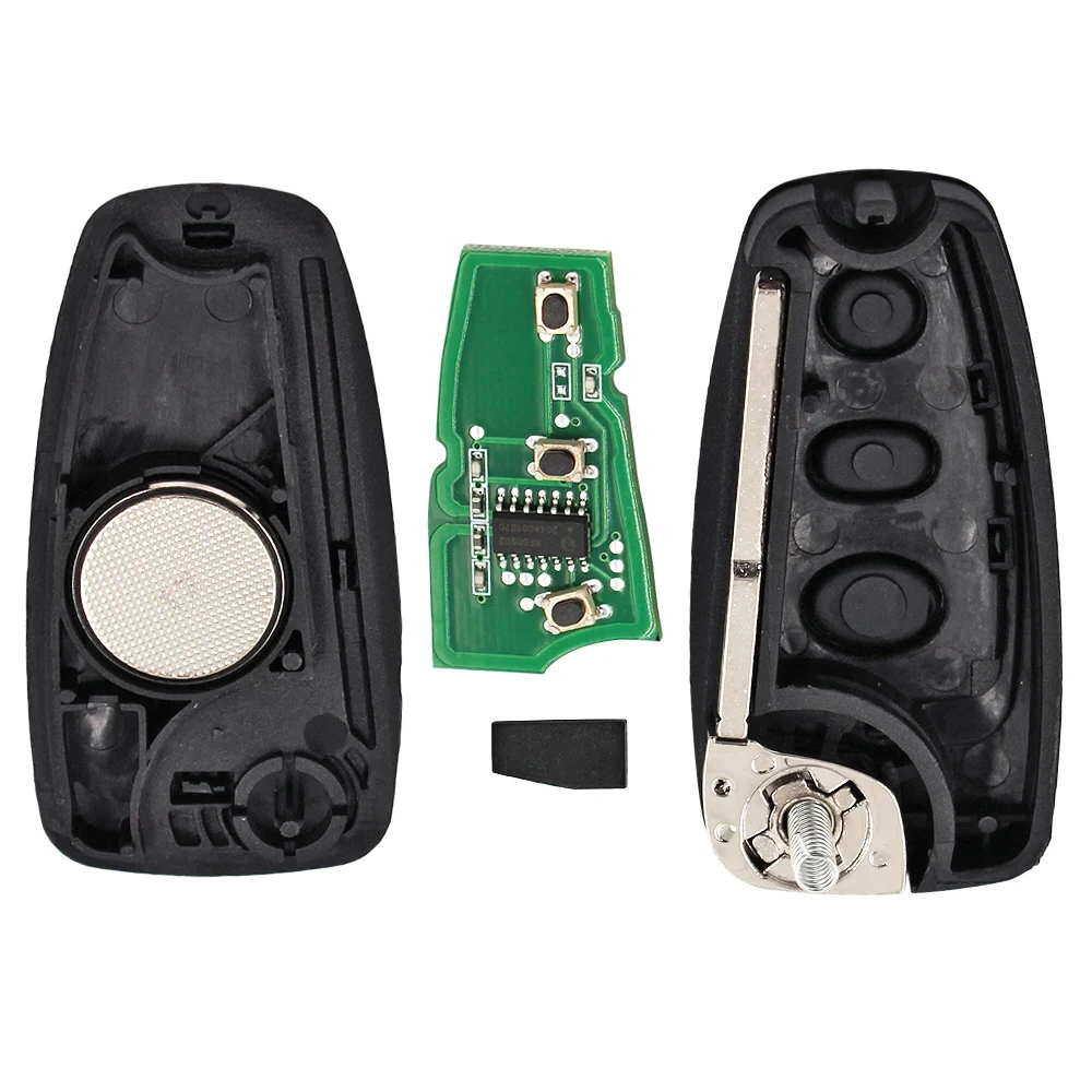 YOCASTY 5WK50166 AB39-15K601-DA 2 Button 434MHz FSK 4D63+ Flip Car key For Ford Ranger Focus Mondeo 2011 2012 2014 2015 5WK50165