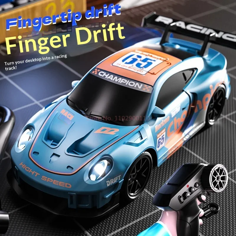 New Product 1:64 Desktop Mini Rc Professional High-Speed Racing Car Four-Wheel Drive Drifting Variable Speed Car Boy Model Toy