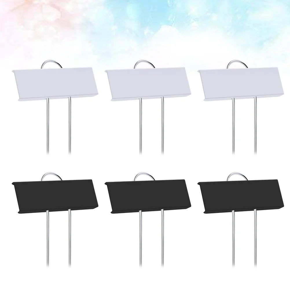 

6 Pcs Plant Nameplate Plastic Labels Marker Plants Tags for Garden Signs Flower Pot Gardening Greenhouse