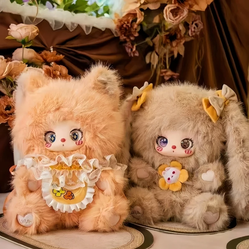 

Liila 600% V2 Tea Time With My Girl Series Blind Box Soft Plush Doll Kawaii Bunny Toy Limited Edition Collection Girl Gift