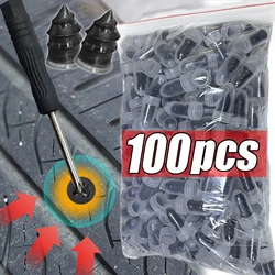 100pcs Car Motorcycle Vacuum Tyre Repair Nails Truck Scooter Bike UniversalTire Puncture Repair Rubber Metal Nails Accessories