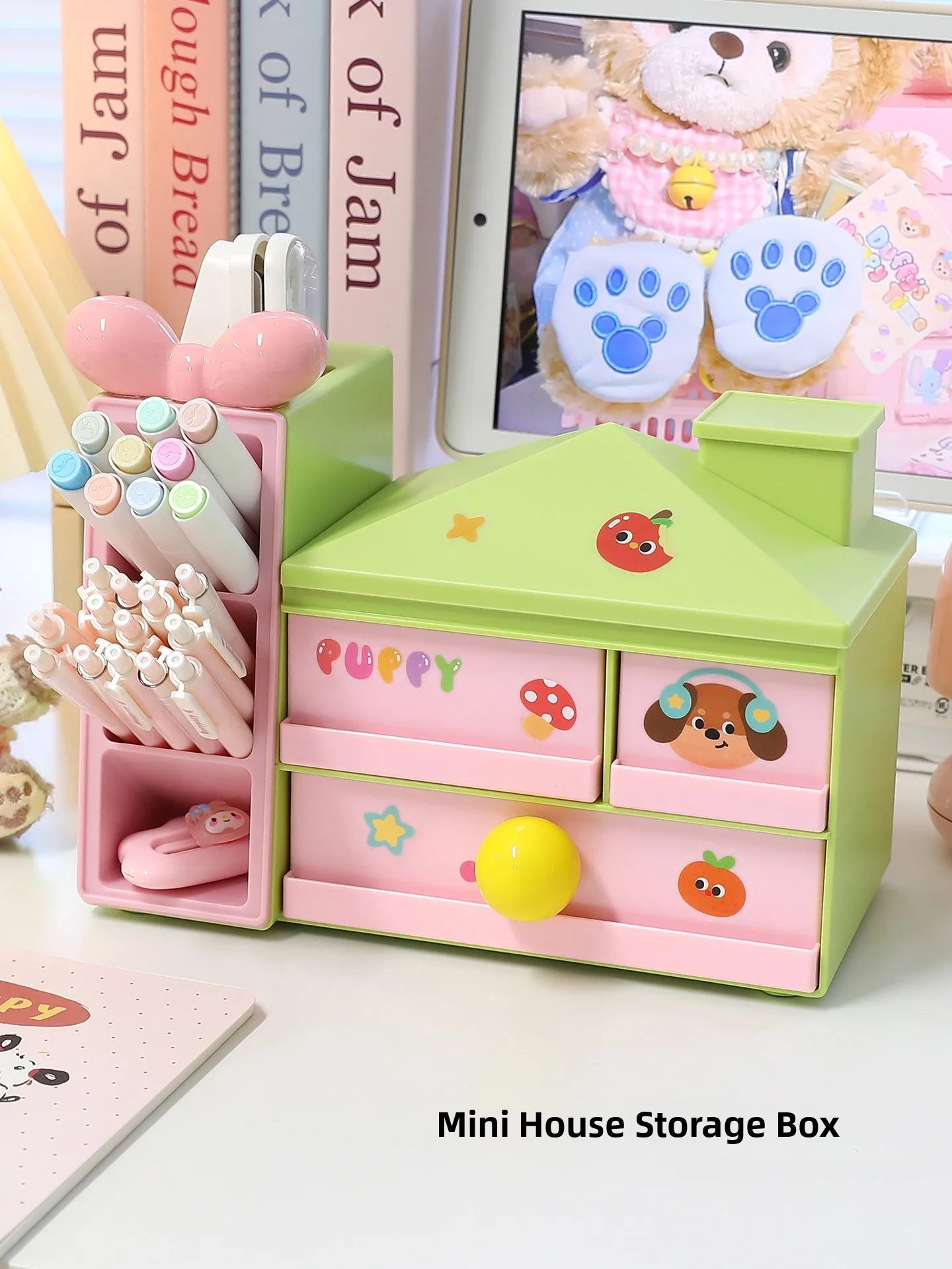 

Настольный органайзер-коробка: многофункциональный держатель для ручек и канцелярских принадлежностей премиум-класса для офиса