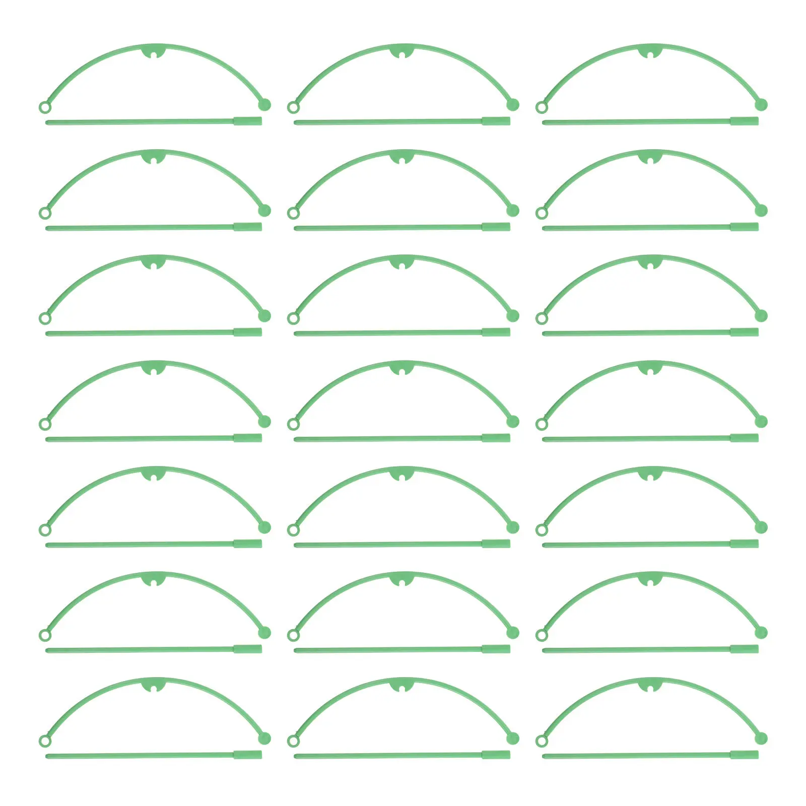 

20Pcs Garden Climbing Plant Trellis Plastic Vine Support Adjustable Frame for Indoor Outdoor Flowers Tomatoes Plastic Trellis