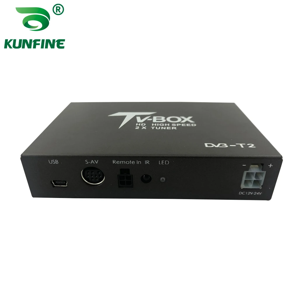 HDTV Car DVB-T266 Germany DVB-T2 H.266 HEVC MULTI PLP Digital TV Receiver automobile DTV box With Two Tuner Antenna Freenet