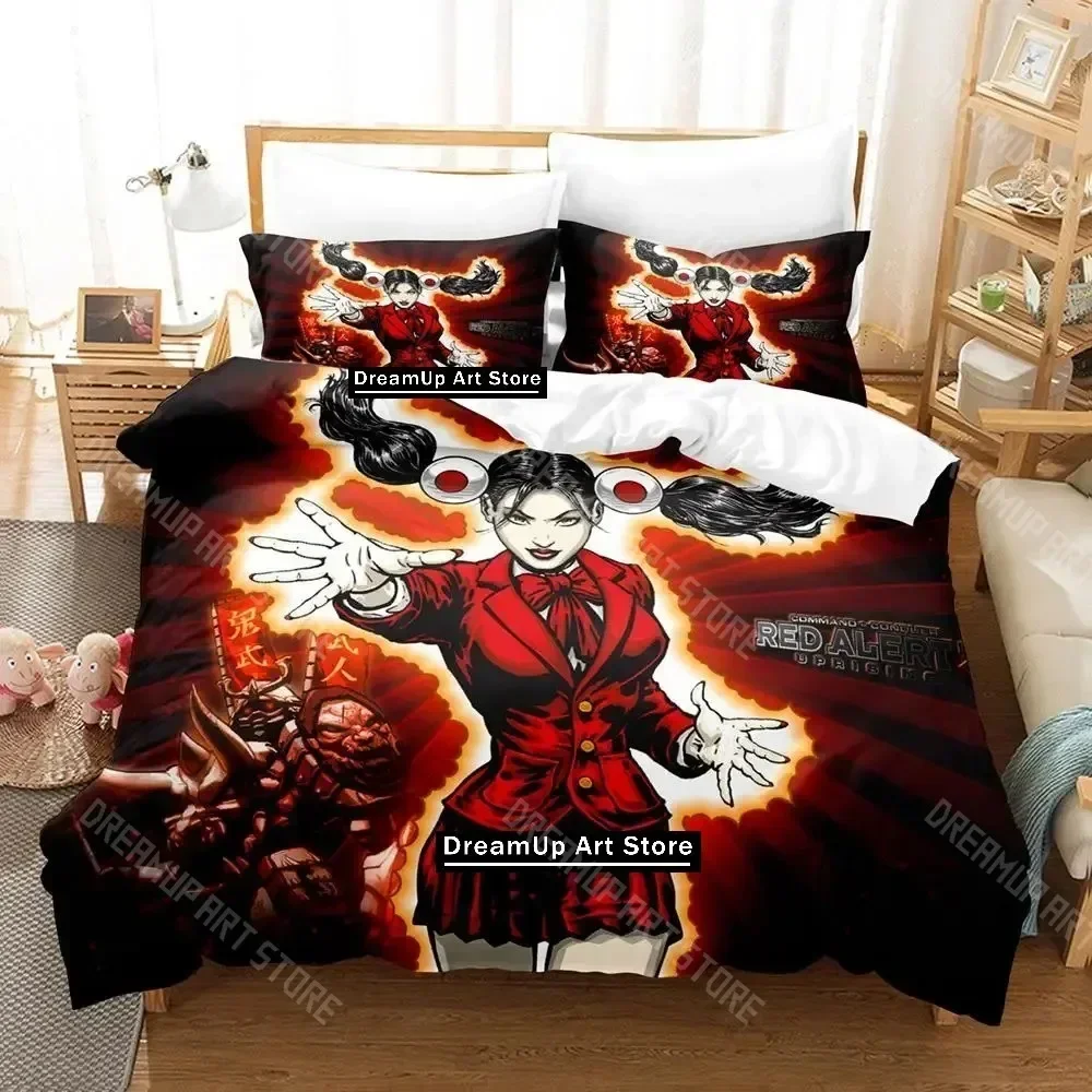 2026 3D Print Command And Conquer 3 Bedding Set Single Twin Full Queen King Size Bed Set Adult Kid Bedroom Duvetcover Sets