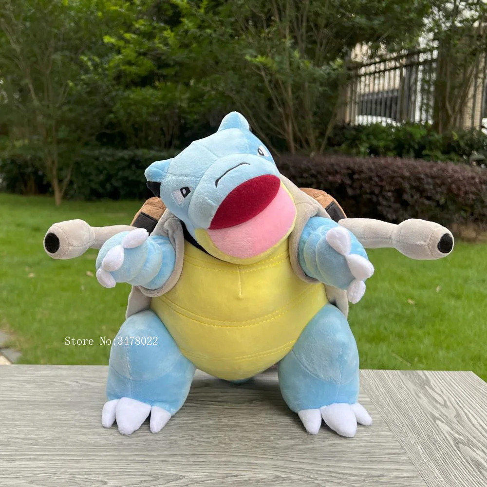 30cm Anime Pokemon Plush Blastoise Cartoon Stuffed Toy Soft Doll Gift