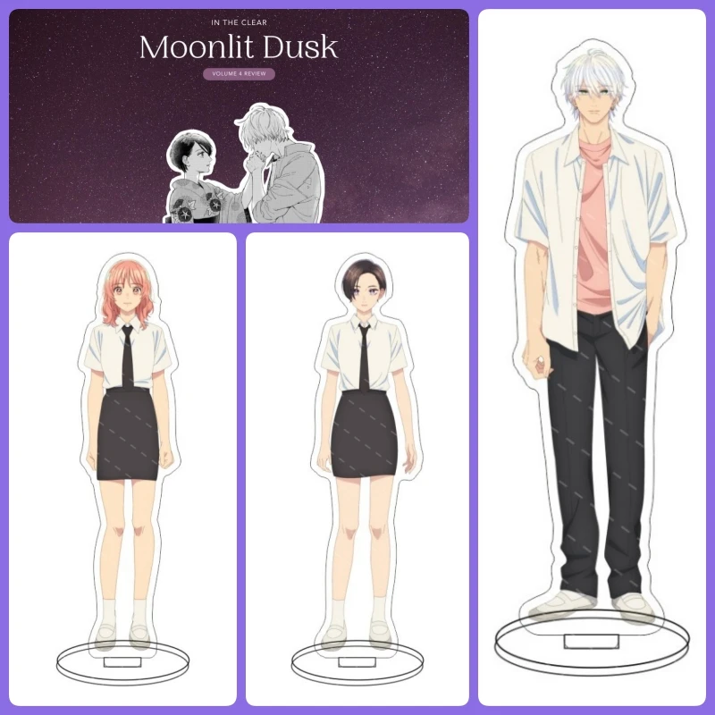 

In the Clear Moonlit Dusk Anime Standing Doll Yoi Takiguchi Kohaku Ichimura Acrylic Figure Stand Model Cosplay Toy Birthday Gift