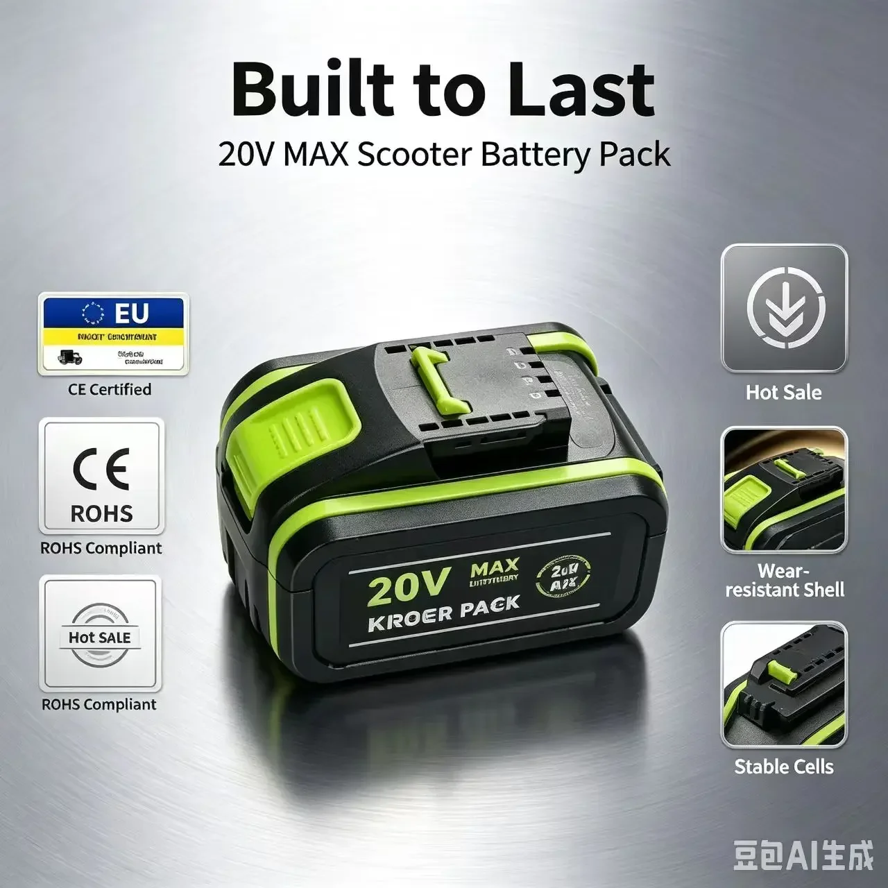 Daweikala 20V Max 6.0Ah Kross Pack Lithium-Ersatzakku, wiederaufladbarer Akku für Elektrowerkzeuge, EU-Lager, 7 Tage schnelle Lieferung