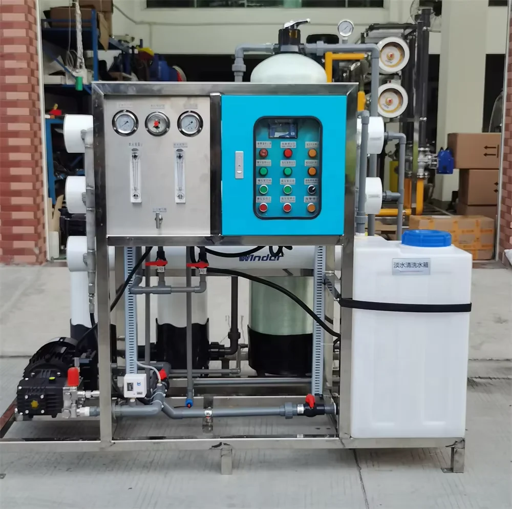 

Boat Watermaker RO Machine Seawater Desalination System Reverse Osmosis Plant Pump Salt Water Drinking Water Desalination System