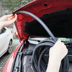 4m B P Z D Shape Type Car Door Seal Strip EPDM Rubber Noise Insulation Weatherstrip Soundproof Car Seal Strong Adhensive Sticker