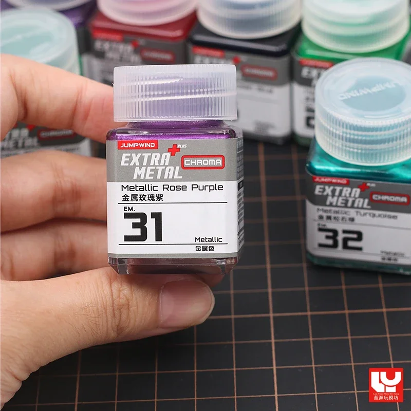 JUMPWIND EM21-32 طلاء سلسلة الألوان المعدنية: لون مشرق معدني للحرفي لنموذج عسكري مجمع ونموذج لجسم #3