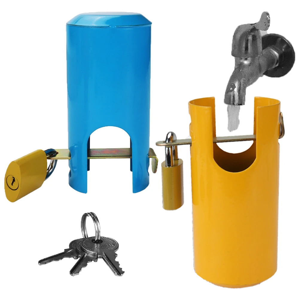 SI FANG Outdoor Water Faucet Lock With Key Anti-theft Tap Protection Cover Water Switch Lockable Tap Water Tap Protect Tool