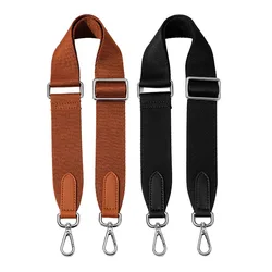 New Microfiber Solid Color Replacement Adjustable Shoulder Belt 3.8cm Width Versatile Shoulder Belt Bag Strap for Backpack