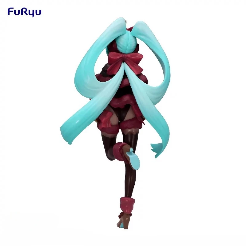 FuRyu Original Genuine Vocaloid Singer Hatsune Miku Exc∞d Creative Figure SweetSweets Noel Raspberry 21cm Model Toy Figures Gift