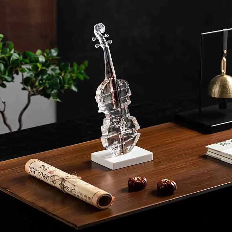 Violin Crafts Ornaments,Creative Resin Sculpture,Artworks Statues,Office Desktop Decoration,Luxury Art Gift,Nordic Home Decor