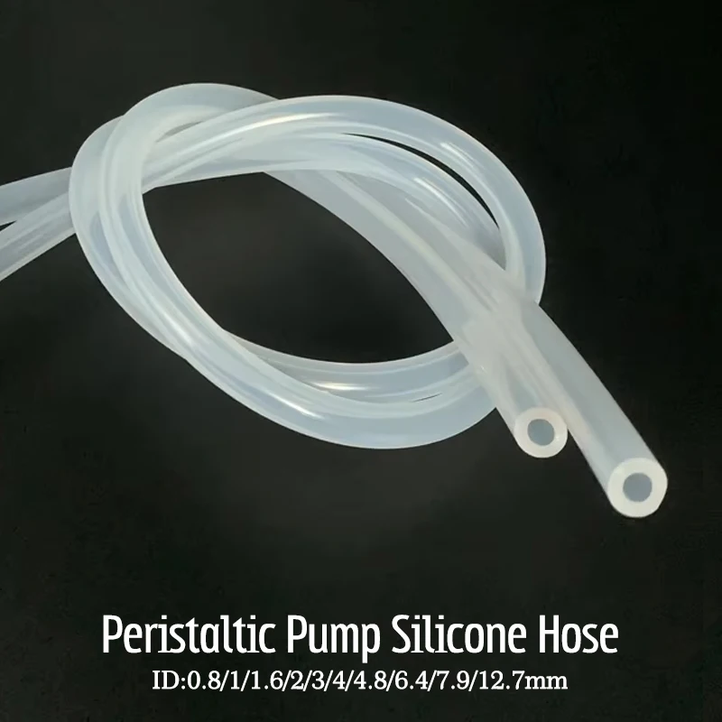 Peristaltic Pump Silicone Pipe ID 0.8mm ~ 12.7mm Transparent High Temperature And Corrosion Resistant Food Grade Laboratory Hose