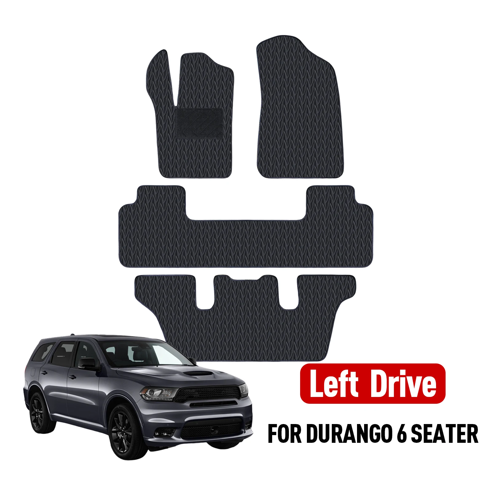 

Автомобильный коврик на заказ для Dodge Durango 6-местный 2011-2025 водонепроницаемый коврик автомобильные коврики напольные чехлы автомобильные аксессуары