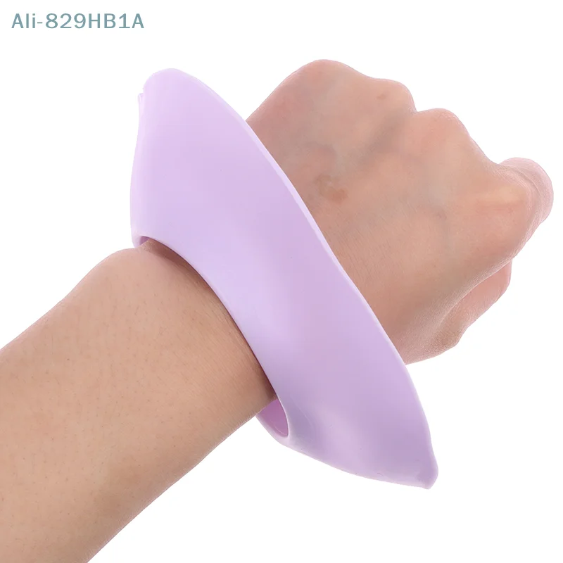 1 Pair Washing Face Spa Wrist Watch Band Silicone Solid Color Waterproof Hair Accessories Headwrap Handmade Makeup