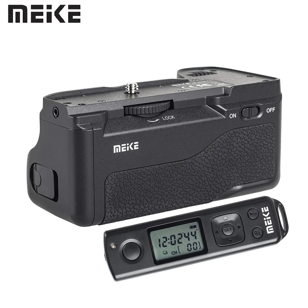 Meike MK-A6600 Pro 전문가용 수직 배터리 그립, 소니 A6600 카메라용, 2.4G 무선 원격 제어 