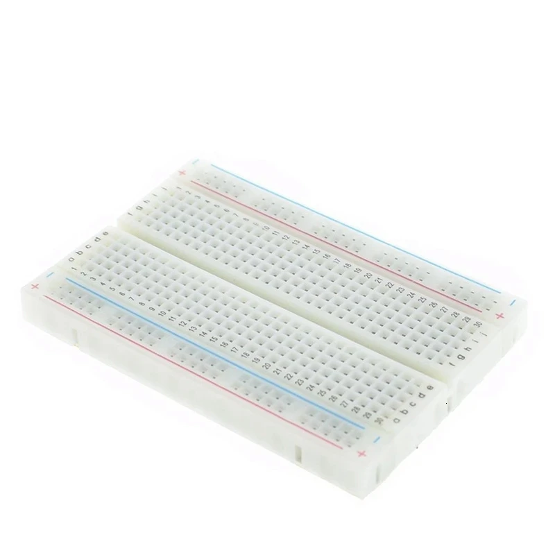 400-hole solderless breadboard solderless test circuit board experimental board with jumpers 400 holes