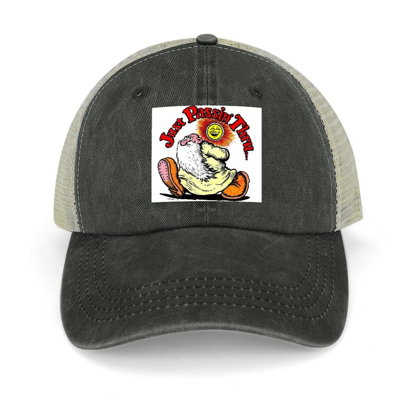 

Mr Natural Just Passin' Thru... Baseball Cap fun hats Male hat Snapback Cap Sun Hats For Women Men's