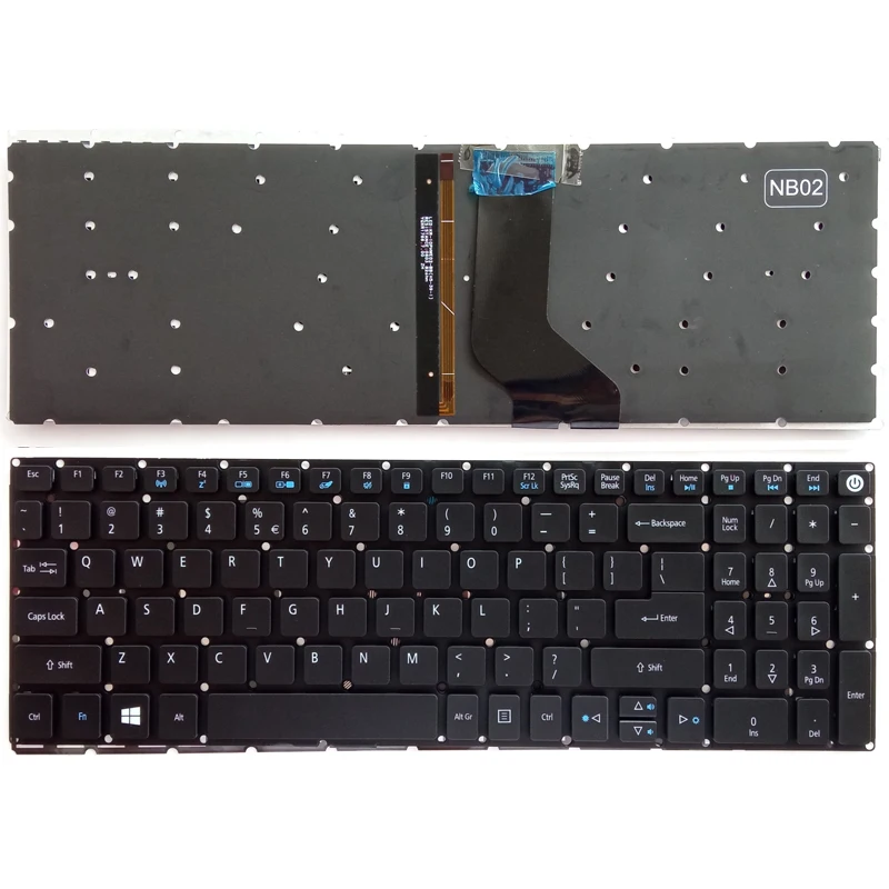 New US laptop keyboard FOR Acer Aspire 3 A315-21 A315-41 A315-41G A315-31 A315-32 A315-51 A315-53 A315-53G