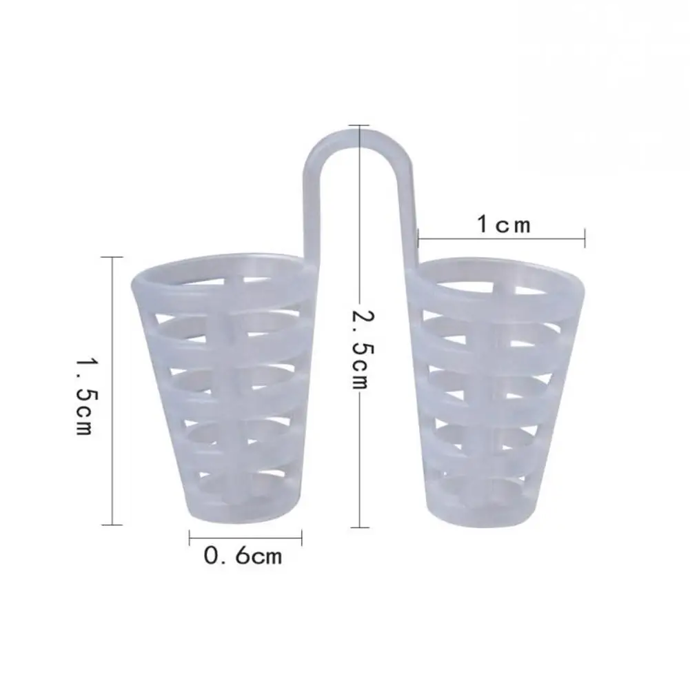 8 قطعة/المجموعة السيليكون شخير توقف سدادة مشبك الأنف شكل مخروطي متقدم غير سامة غير ضارة ورائحة للنوم ليلة جيدة