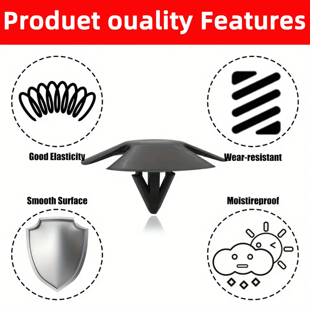 10/20/50 قطعة مثبتات سيارات من النايلون مناسبة لشاحن دودج دورانجو تشالينجر دارت كرايسلر باسيفيكا رام جراند شيروكي #2