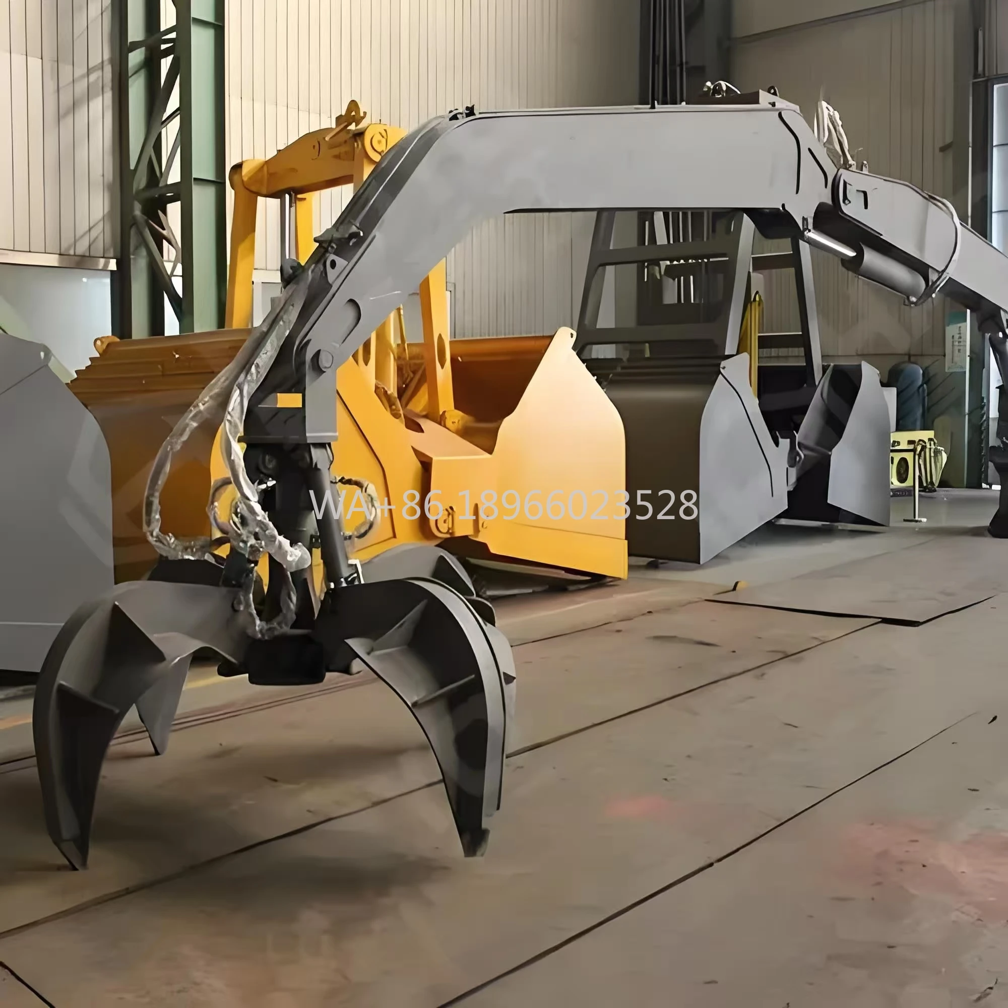 

New 6m³ Electro-Hydraulic Grapple for Construction & Agriculture Product for Efficient Material Handling