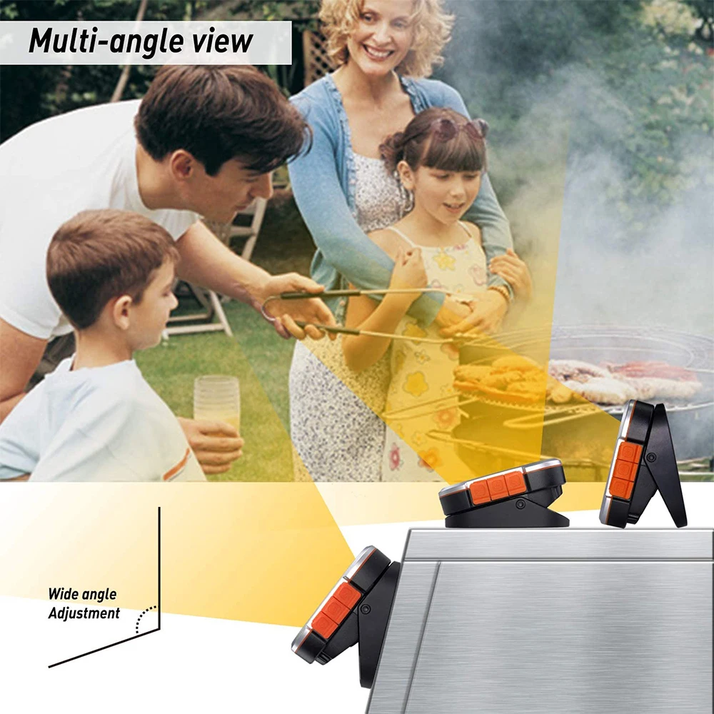 LanYuXuanSmart Remote Digital Bluetooth Barbecue Grill Wireless Meat Thermometer 6 Aluminum Probe for Kitchen BBQ Household Ther