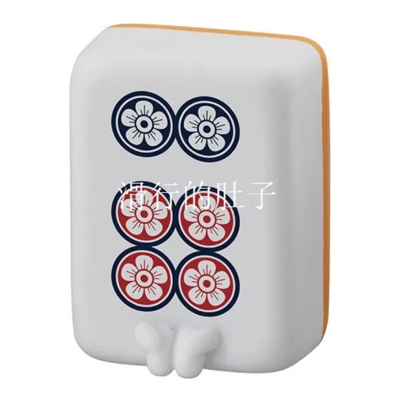 BANDAI Cute Wait for Of Mahjong Make A Fortune Kawaii Ornament Gashapon Action Action Figure Model Toys